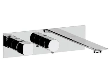 ICON-Q - Recessed wall-mounted bathtub mixer with diverter by Rubinetterie Mariani