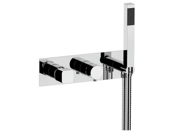 ICON-Q - Recessed wall-mounted bathtub set with hand shower by Rubinetterie Mariani