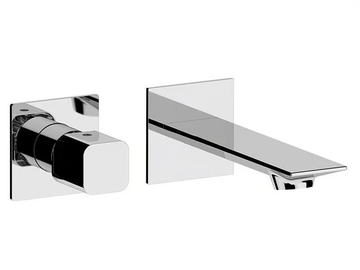 ICON-Q - Single handle wall-mounted washbasin mixer by Rubinetterie Mariani
