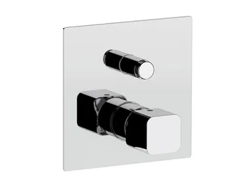 ICON-Q - Wall-mounted single handle bathtub mixer with diverter by Rubinetterie Mariani