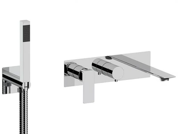 ICON - Recessed bathtub set with hand shower by Rubinetterie Mariani
