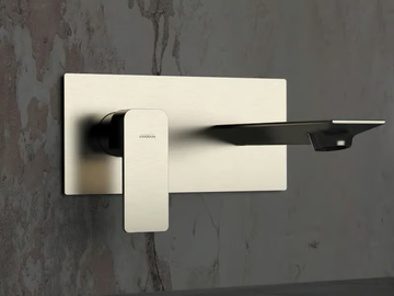 ICON - Wall-mounted single handle washbasin mixer by Rubinetterie Mariani
