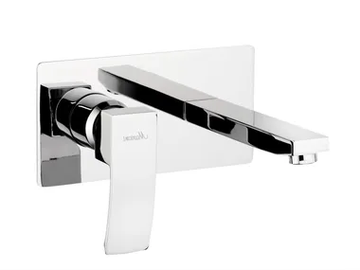 MARTE - Wall-mounted single handle washbasin mixer by Rubinetterie Mariani