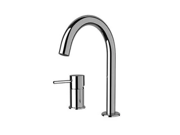 NEXT - 2 hole single handle washbasin mixer without waste by Rubinetterie Mariani