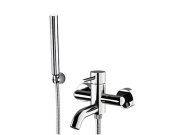 NEXT - Single handle wall-mounted bathtub mixer with hand shower by Rubinetterie Mariani