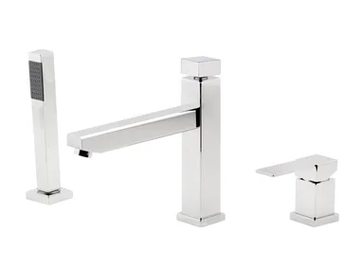 POLAR - 3 hole bathtub set with hand shower by Rubinetterie Mariani