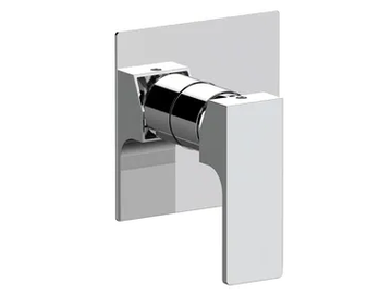 REBEL - Recessed single handle bathtub mixer with plate by Rubinetterie Mariani