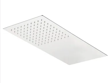 SR0-04 - Wall-mounted extra flat stainless steel rain shower by Rubinetterie Mariani