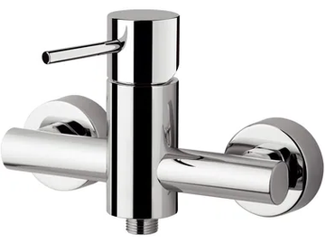 ULTRAMINIMAL - 2 hole external single handle brass shower mixer by Rubinetterie Mariani
