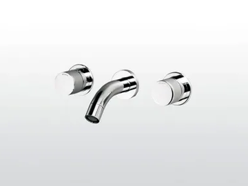 BAMBOO 3250TR - 3 hole wall-mounted bathtub tap by RUBINETTERIE STELLA