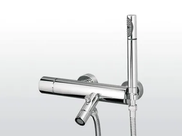 BAMBOO 3267/306 - Wall-mounted bathtub mixer with hand shower by RUBINETTERIE STELLA
