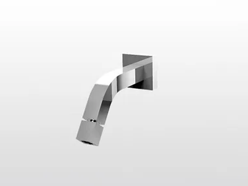 BAMBOO QUADRO 868 - Wall-mounted sink spout by RUBINETTERIE STELLA