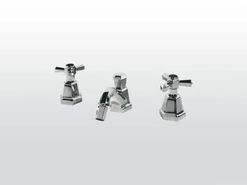 ECCELSA 3601 - 3 hole bidet tap by RUBINETTERIE STELLA
