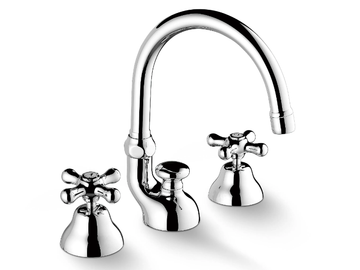 ROMA 3225 - 3 hole countertop washbasin tap by RUBINETTERIE STELLA