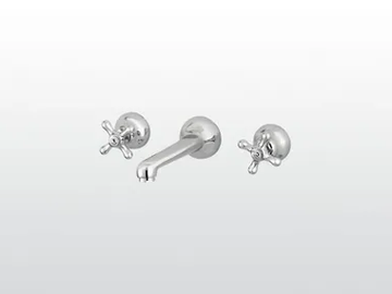 ROMA 3229 - 3 hole wall-mounted washbasin tap by RUBINETTERIE STELLA