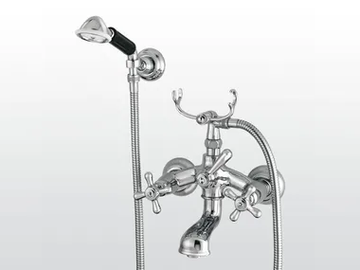 ROMA 3274/305/6 - 2 hole wall-mounted bathtub tap by RUBINETTERIE STELLA