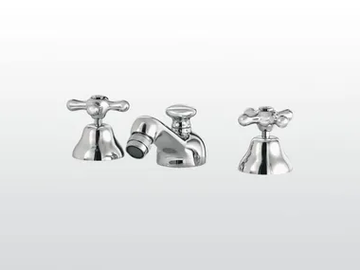 ROMA 3601 - 3 hole bidet tap with swivel spout by RUBINETTERIE STELLA