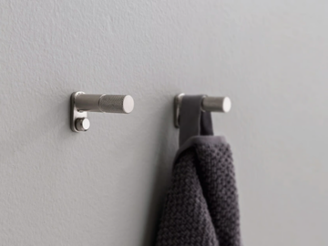 22MM - Stainless steel robe hook by Rubinetterie Treemme