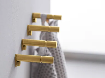 40MM - Stainless steel towel hook by Rubinetterie Treemme