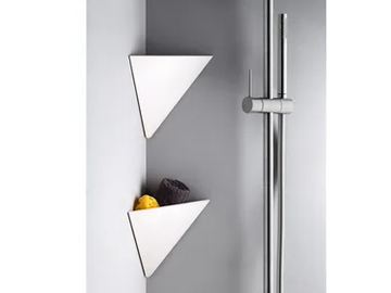 40MM - Wall-mounted stainless steel soap dish for shower by Rubinetterie Treemme