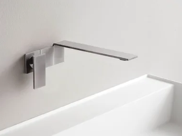 5MM - Single handle stainless steel washbasin mixer by Rubinetterie Treemme
