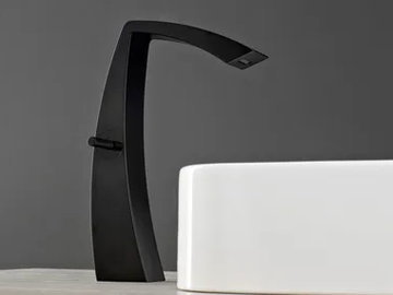 ARCHÈ - Single handle 1 hole brass washbasin mixer by Rubinetterie Treemme