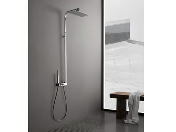 ARCHÈ - Wall-mounted shower panel with overhead shower by Rubinetterie Treemme