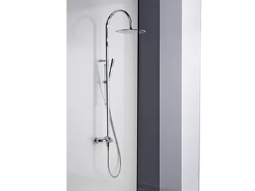 HEDO' - Wall-mounted shower panel with hand shower by Rubinetterie Treemme