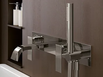 IOS - Brass bathtub tap / shower tap by Rubinetterie Treemme