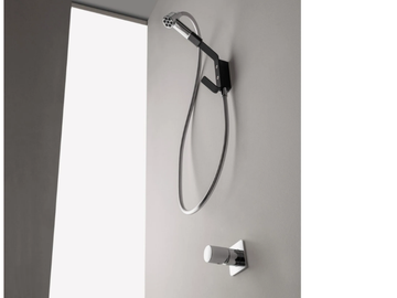 NANOTECH - 2 hole shower mixer with hand shower by Rubinetterie Treemme