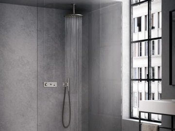 WATT - Recessed thermostatic brass shower set with hand shower by Rubinetterie Treemme