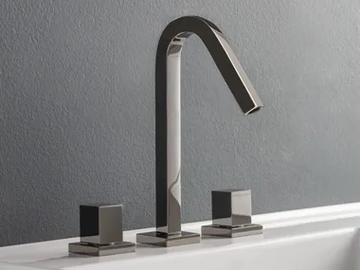 X-CHANGE - 3 hole countertop brass washbasin mixer by Rubinetterie Treemme