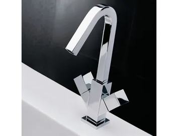 X-CHANGE - Countertop 1 hole brass washbasin mixer by Rubinetterie Treemme
