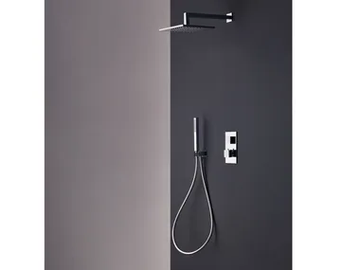 X-CHANGE - Recessed brass shower set with hand shower by Rubinetterie Treemme