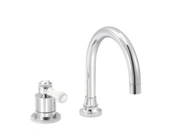 1935 LIMOGES - 2 hole countertop single handle washbasin mixer by RVB