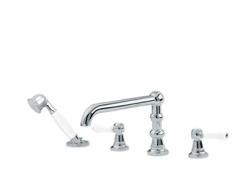 1935 LIMOGES - 4 hole bathtub set with hand shower by RVB
