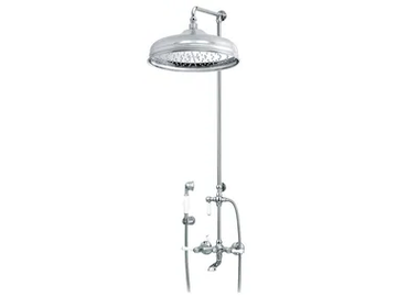 1935 LIMOGES - Wall-mounted brass shower panel with hand shower by RVB
