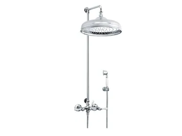 1935 LIMOGES - Wall-mounted shower panel with hand shower with overhead shower by RVB