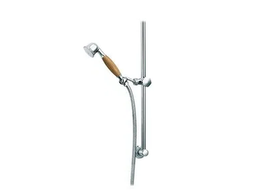 1935 WOOD - Shower wallbar with hand shower with hose by RVB