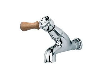 1935 WOOD - Wall-mounted 1 hole washbasin tap by RVB
