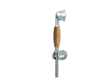 1935 WOOD - Wall-mounted handshower with hose with anti-lime system by RVB