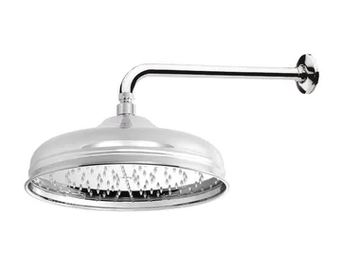 1935 WOOD - Wall-mounted rain shower with arm by RVB