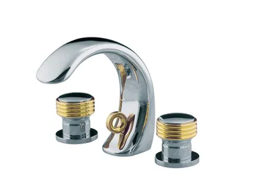 AMBOISE - 3 hole countertop washbasin mixer by RVB