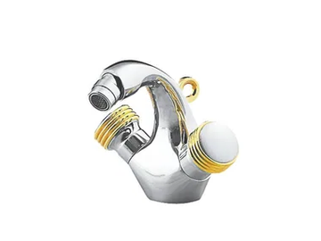 AMBOISE - Countertop bidet mixer with automatic pop-up waste by RVB