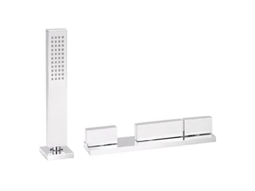 ANDREW - Thermostatic bathtub set with hand shower by RVB