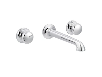 DEVILLE - 3 hole wall-mounted washbasin tap by RVB