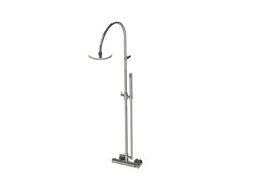 DEVILLE - Wall-mounted thermostatic shower panel with hand shower by RVB