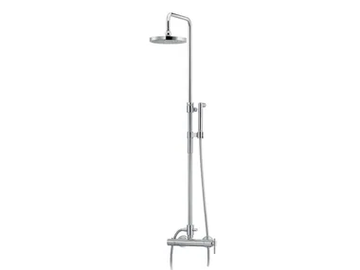 DYNAMIC - Wall-mounted thermostatic shower panel with hand shower by RVB