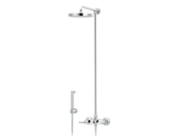 FUN - Wall-mounted shower panel with hand shower by RVB
