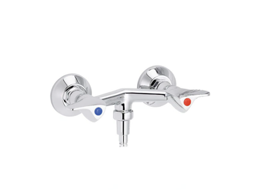 PILE & FACE - 2 hole wall-mounted bathtub mixer by RVB